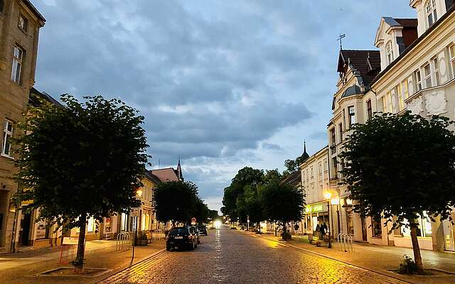 Neuruppin bei Nacht