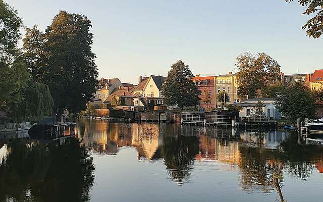 Old shipping company in Fürstenberg/Havel