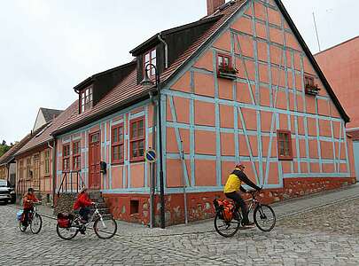 Cyclist in Fürstenberg/Havel