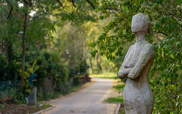 Der Skulpturenboulevard in Birkenwerder