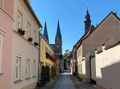 Die Siechenstraße in Neuruppin