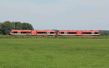 Der Prignitz-Express bei Wall