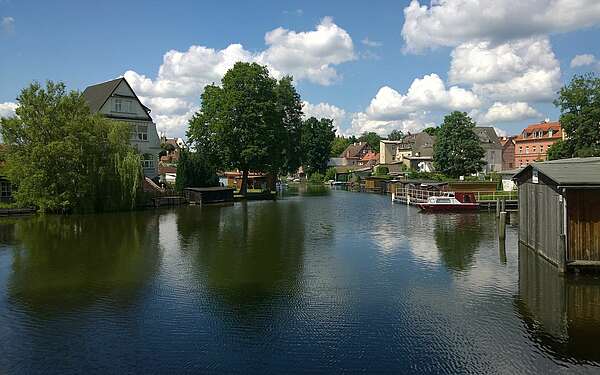 Blick auf Fürstenberg/Havel