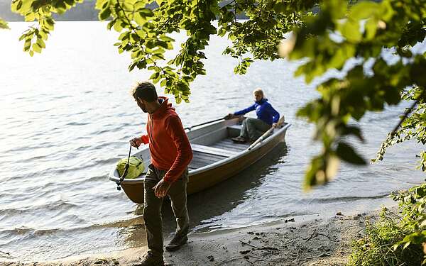 Bootsausflug auf dem Stechlinsee