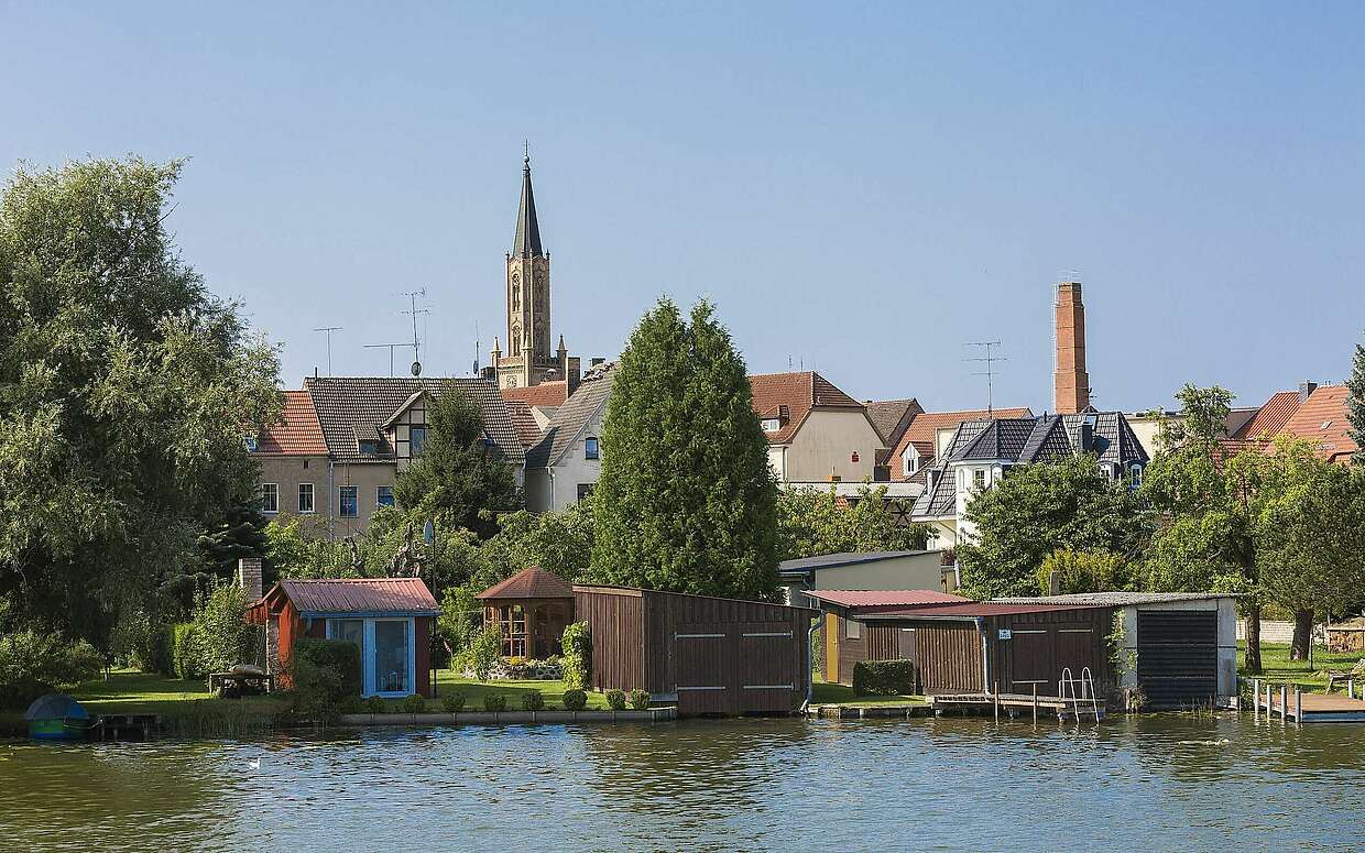 Blick auf Fürstenberg/Havel