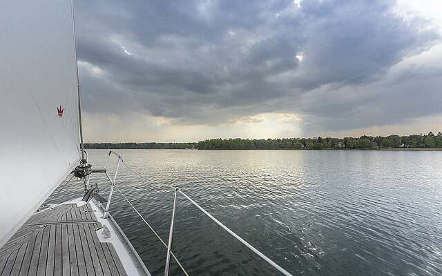 Segelboot auf Scharmützelsee