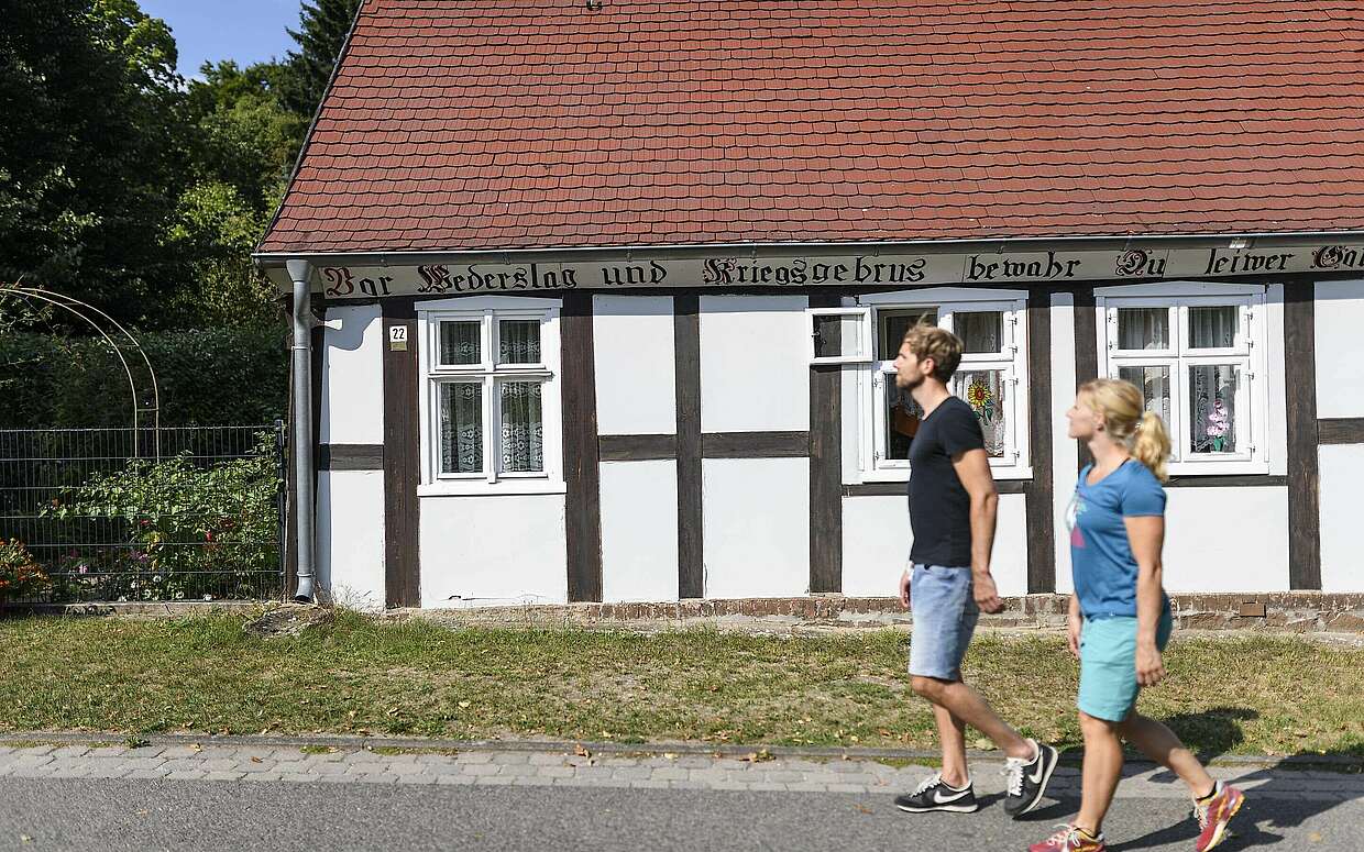 Spaziergang durch das autofreie Neuglobsow