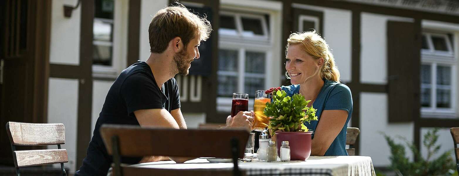 Paar im Restaurant Fontanehaus,
            
        
                
                
                    Foto: Wolfgang Ehn