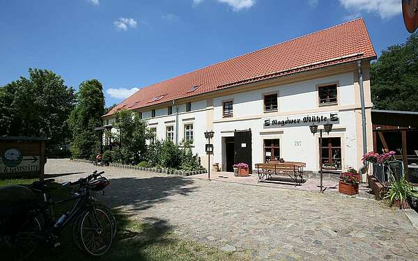 Außenansicht der Ragower Mühle