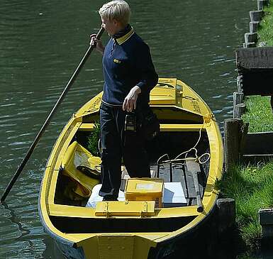 Spreewald: Post kommt wieder mit dem Kahn